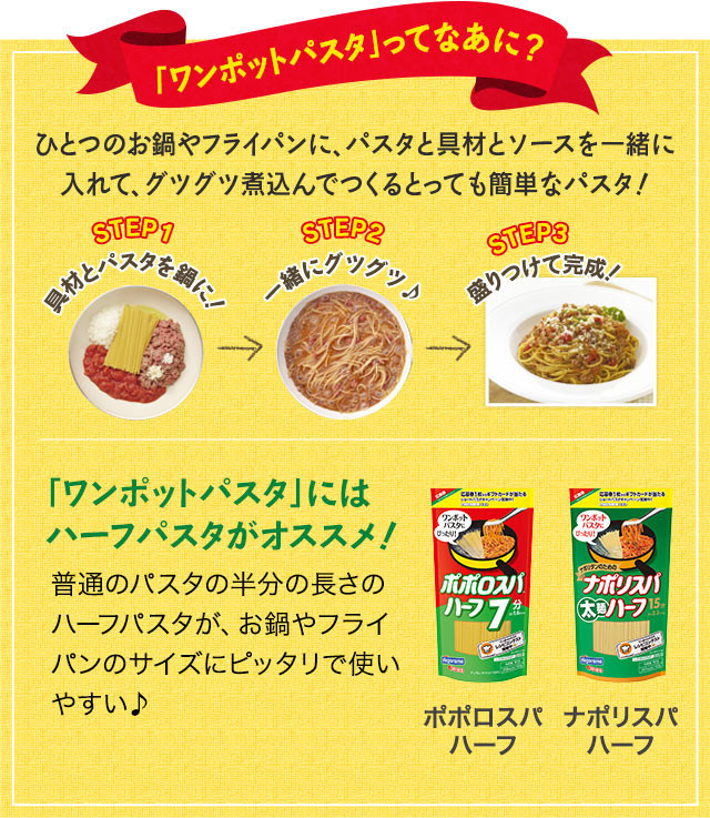 お鍋ひとつで完成 ワンポットパスタレシピコンテスト クックパッド 簡単おいしいみんなのレシピが357万品