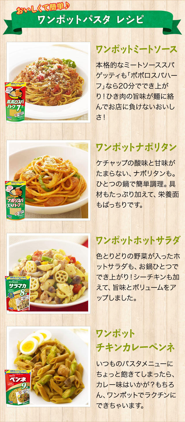 お鍋ひとつで完成 ワンポットパスタレシピコンテスト クックパッド 簡単おいしいみんなのレシピが349万品