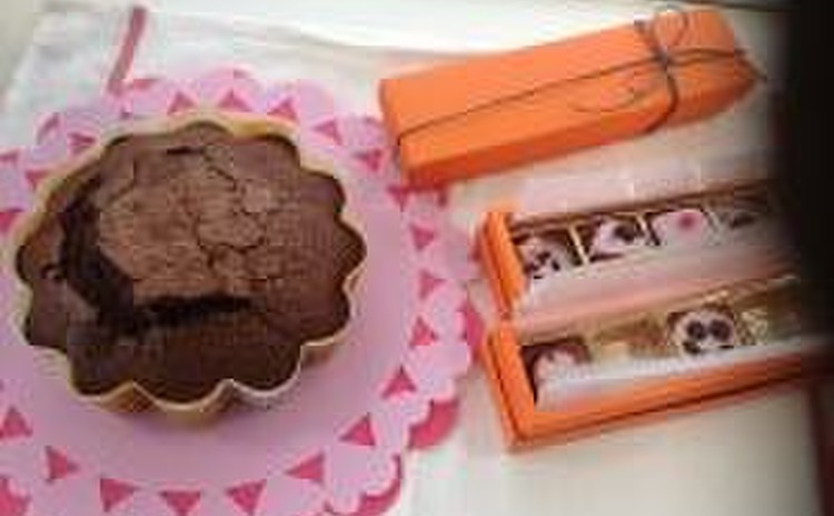バレンタイン♪本命本格ガトーショコラ&ヘルシーご褒美チョコケーキ