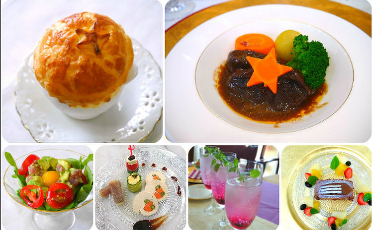 バレンタインを素敵に華やかに♪メニュー全6品!前菜からデザートまで♡