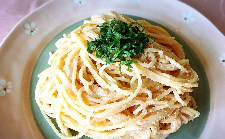絶品明太子パスタと鶏のバルサミコソテー🎵クリームチョコプリン他2品