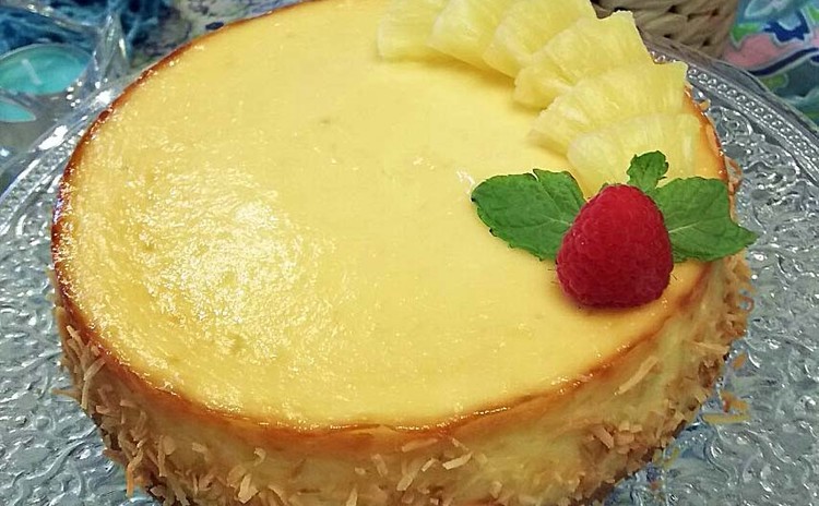 夏に美味しい冷た~いトロピカル・チーズケーキ ♬