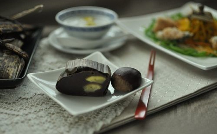 セイロで本格派!ゴロゴロ栗蒸し羊羹と秋の薬膳ランチ
