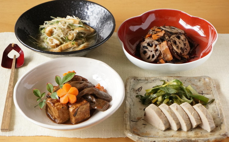 京都のおばんざいシリーズ第二弾!鰹でなまり節、あらめの五目煮、他2種