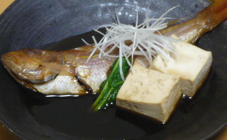 煮魚 海老とカブの炊合せ 菜の花辛子和え 豆ごはん あさりの吸い物