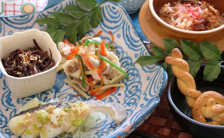 レンジで時短!青椒肉絲・中華おこわ・清蒸魚の定番中華&おまけの中華クッキー