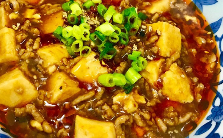 薄餅と麻婆豆腐と手作り皮の焼き餃子