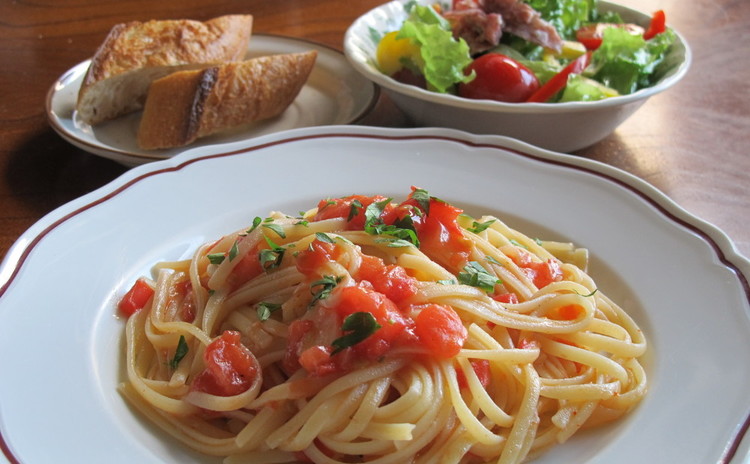 イタリアンドルチェを習って、まかないパスタを食べて帰ろう!
