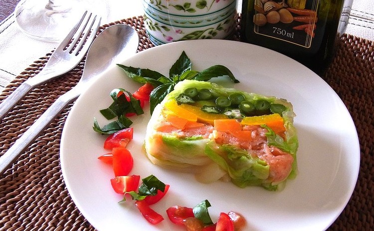 夏野菜のテリーヌやスモークサーモンのディップ 夏のひんやりレシピ