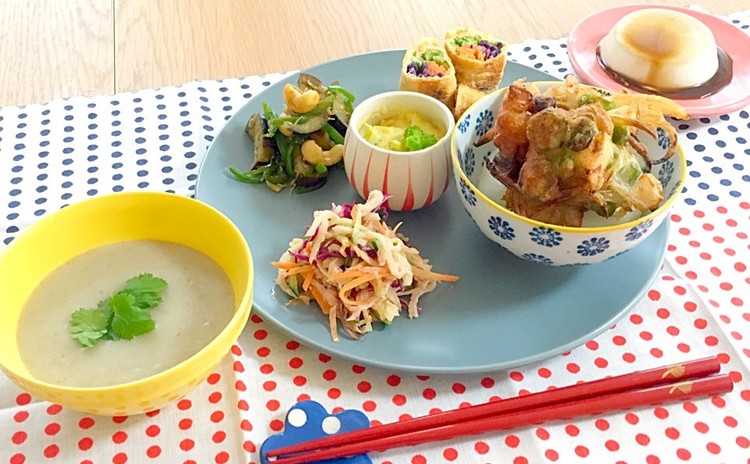 定番の和食をオシャレにアレンジ☆カフェ風野菜たっぷり和食プレート全7品