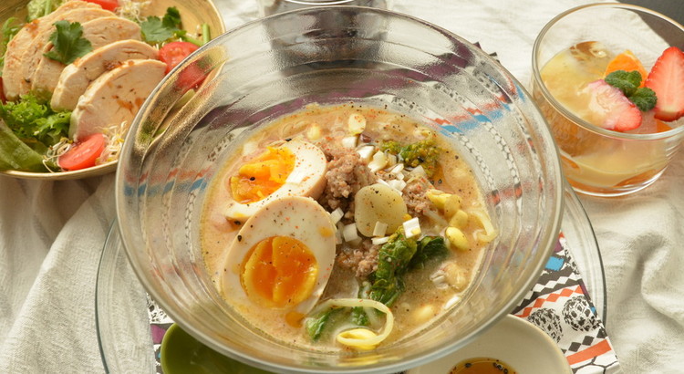 ★お家で完全無添加ラーメン★スープベースから作る本格味噌ラーメン