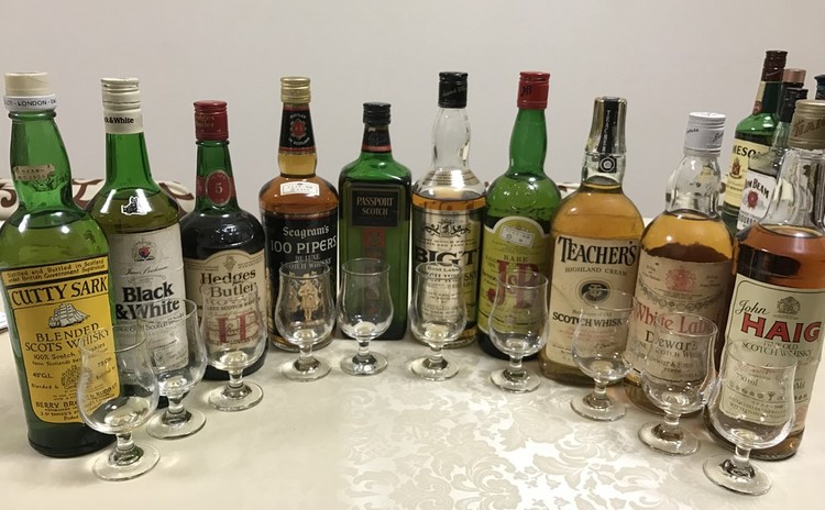 【2名限定レッスン】オールドスコッチウイスキー10種飲み比べ