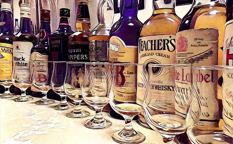 【2名限定レッスン】オールドスコッチウイスキー10種飲み比べ