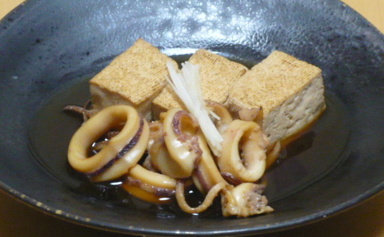 牛筋どて焼き 鯛昆布〆和え 烏賊と豆富の煮物 きんぴら