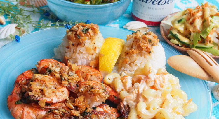 Hawaiian Seafood☆ガーリックシュリンプ、ポキなど