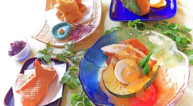 【冷やしおでん始めました♪】他、カリふわ鶏天/粒餡鯛焼き/焼きおにぎり