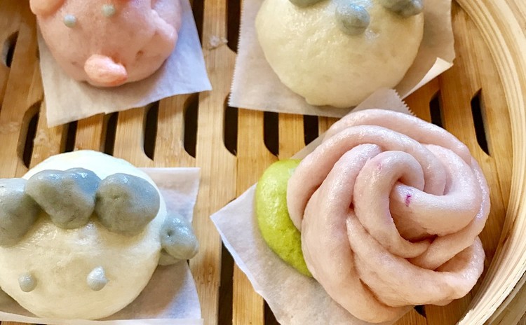老麺入り生地でいろいろな饅頭を作りましょう