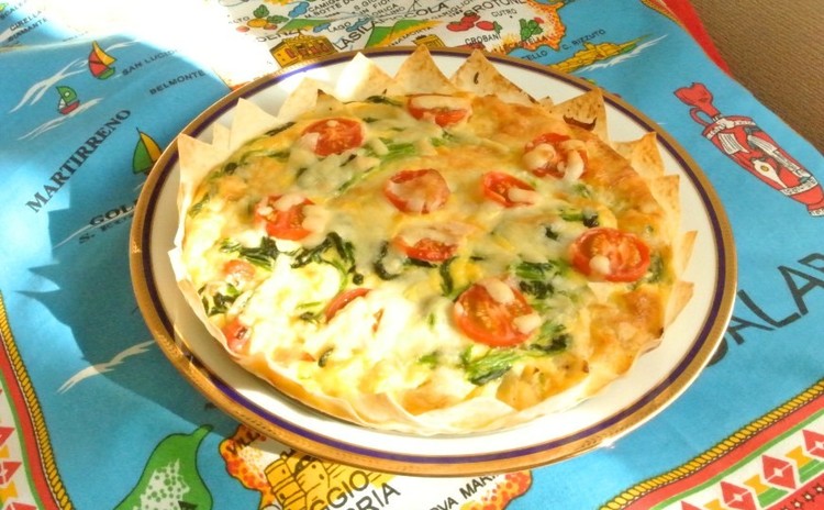 ごぼうのポタージュ 簡単キッシュ 明太子のパスタをおうちで