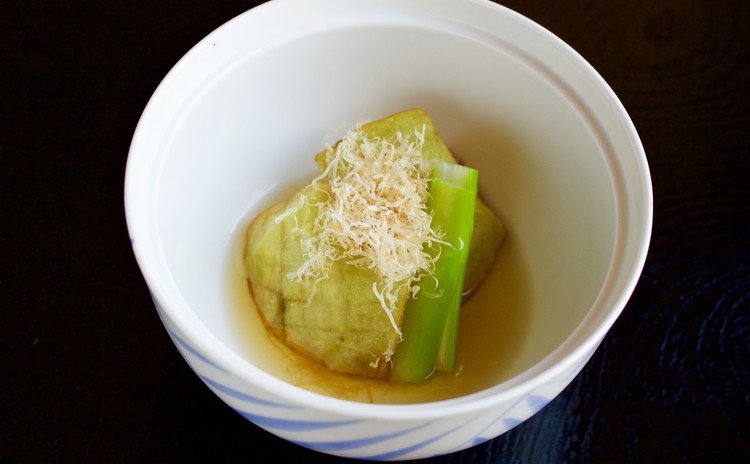 【銀座の老舗 福和】京野菜を使った和食4品