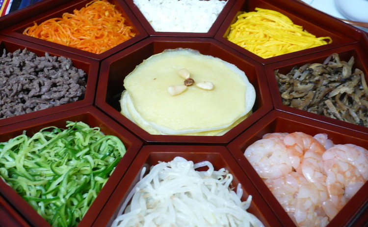 韓国宮中料理「クジョルパン(九折板)」を作りましょう