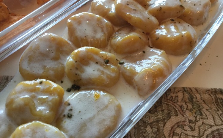 ☆ホットなチリコンカン♪スペアリブのオレンジ煮&かぼちゃのニョッキ