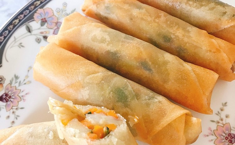 簡単中華★春巻、らーめん、煮豚、怪味鶏、エッグタルト
