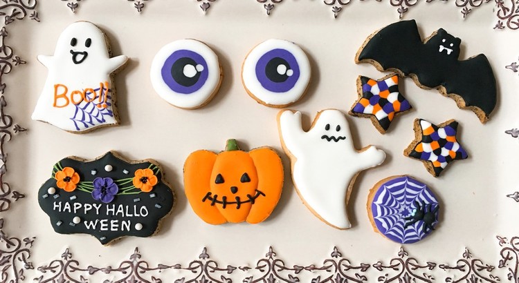 ハロウィンアイシングクッキー