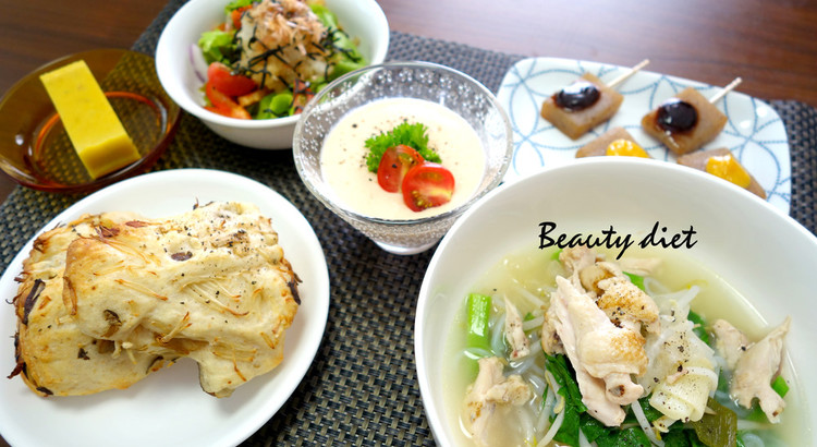 究極のダイエットMENU*低糖質・低脂質の美容クッキング