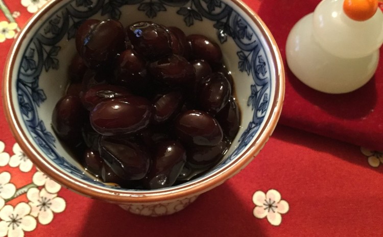 ぶり照り焼き♪黒豆♪お煮物♪彩色なます♪関東風お雑煮♪スイートポテト