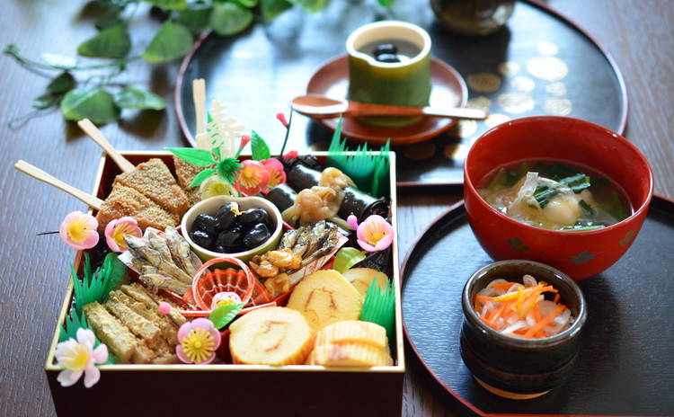 初心者さんでも大丈夫!簡単☆手作りおせちとお雑煮&黒豆ぷりん☆お土産付
