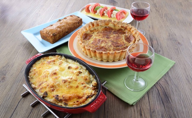 幸せな時間を♡玉ねぎのキッシュ&ニョッキのグラタン&フルーツケーキ