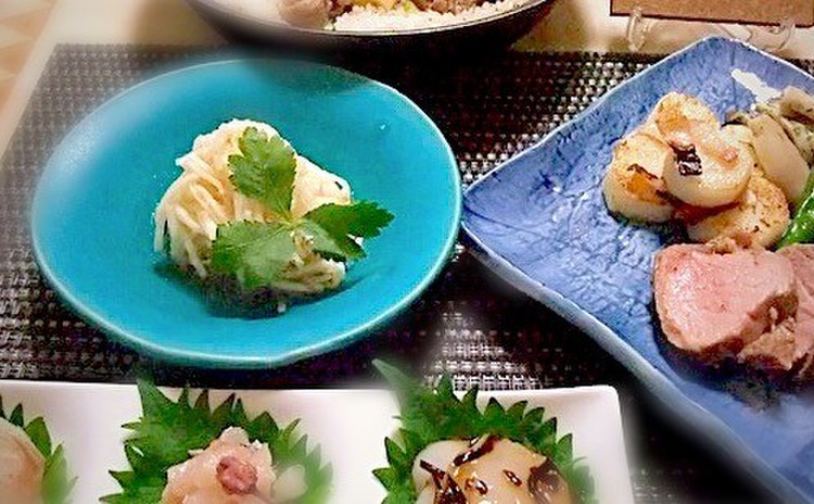 リバイバルレッスン~柔らかジューシー豚ひれ肉の出汁じめの和献立