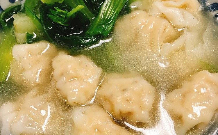 ハムスイコ⭐︎揚げ胡麻団子⭐︎揚げワンタン⭐︎肉ワンタンスープ