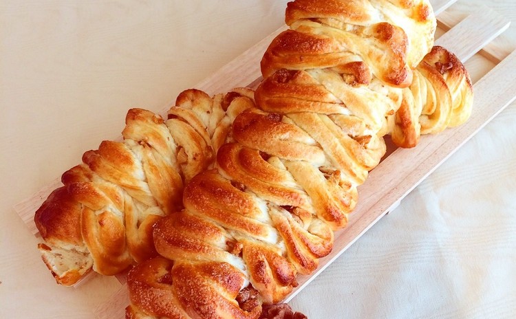 〜クリスマスに〜HBで簡単で可愛くて美味い!ねじりパン