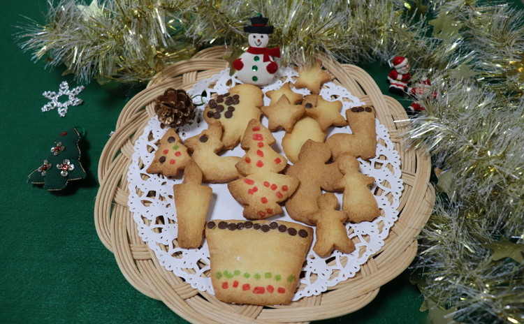 親子で作るクリスマスツリー・リース・クッキー