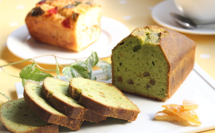 ゆずと抹茶のパウンドケーキ&ハーブの香るスモークサーモンのケーク・サレ