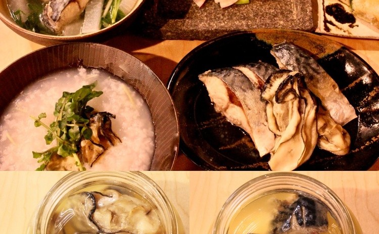 作り置き!牡蛎&サバのオイル煮 ネギ&大根でアレンジ4品 牡蠣粥、春巻