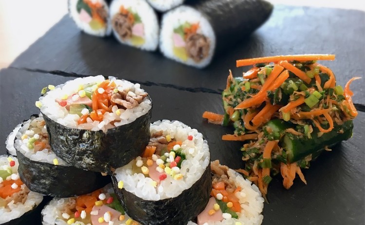 まるごとロールキャベツのミルフィーユ!キムパ!牡蠣尽くし!