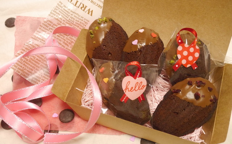 ハッピーバレンタイン♡いちごムース&チョコマドレーヌ