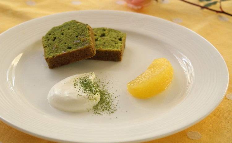 ゆずと抹茶のパウンドケーキ&ハーブの香るスモークサーモンのケーク・サレ