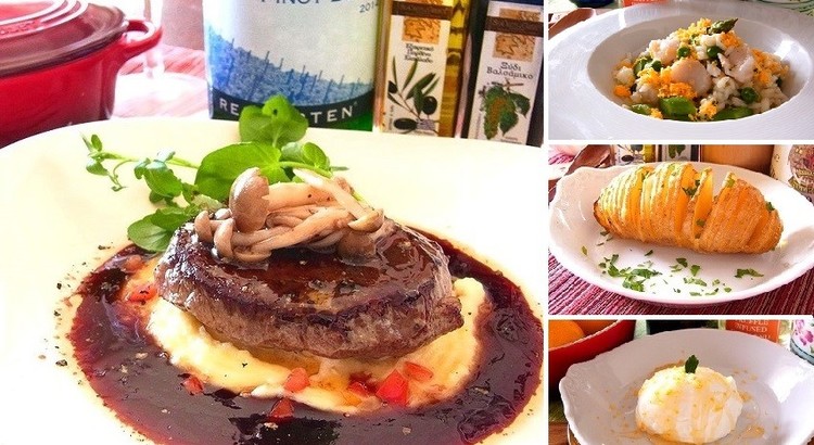 【日程追加】牛肉の赤ワインソースや春リゾット 人気メニューで春レッスン