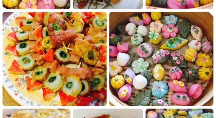花ソンピョン他料理作り(韓国料理)100%米粉使用、持ち帰りあり🌸