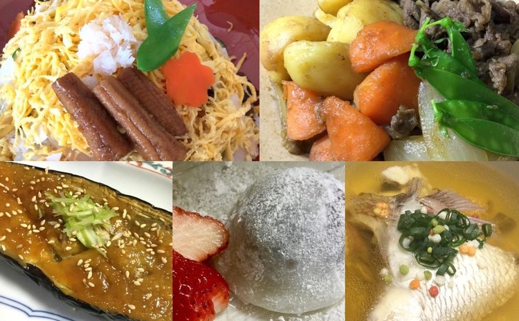 ☆春の穴子ちらし寿司♪牛こま肉じゃが♪ナス味噌田楽♪大きな苺大福