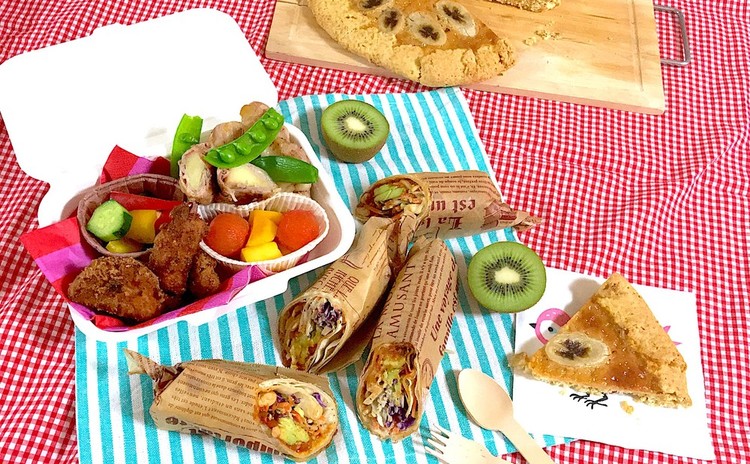 春満載♡野菜とフルーツを使った身体喜ぶ6品のLunch boxプレート