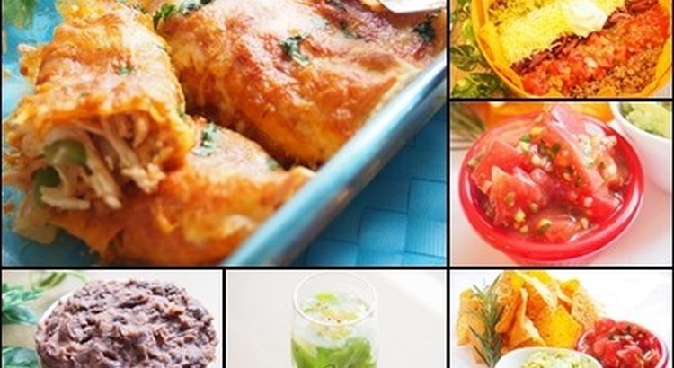 アメリカ発Tex-Mex!エンチラーダとタコサラダ等6品