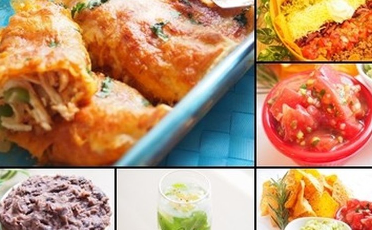 アメリカ発Tex-Mex!エンチラーダとタコサラダ等6品