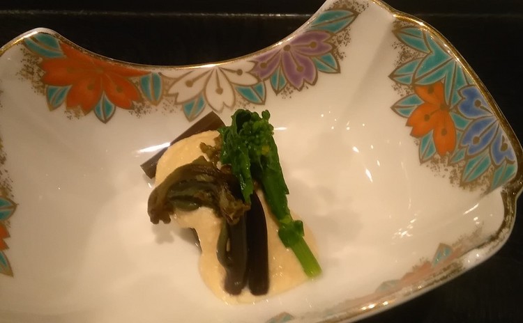 焼き竹の子、蕨、ふきのとうの春を味わう