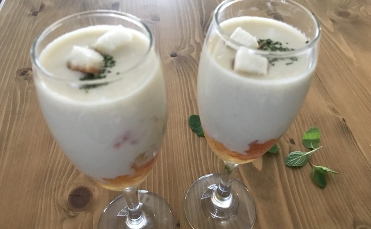 新じゃがビシソワーズ&おしゃれなグラブサンドで春の野菜おもてなしレシピ