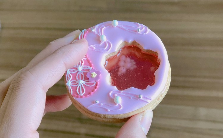 桜ピンクで春満開♪アイシングクッキー