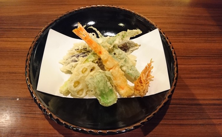 実習で学ぶ車海老と旬野菜の天ぷら